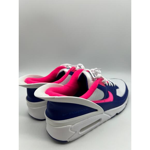 Nike Air Max 90 Flyease Shoes CU0814 101 Hyper Pink Deep Royal Blue Men Size 11 - Picture 7 of 12